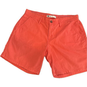 Levi's Shorts women's Size 29 Orange coral color